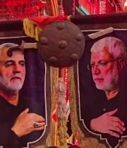 مرقد الامام الحسين عليه السلام وعلى الأرواح التي حلّت بفنائك…