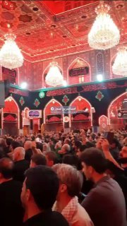 من حرم سيد الشهداء عليه السلام ، حناجر المؤمنين تهتف:الموت لإسرائيل،،، الموت لام…